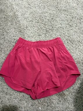 lululemon athletica Berry Pink Running Shorts